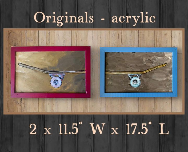 *Original Hand Painted Acyrlic - SKATE
