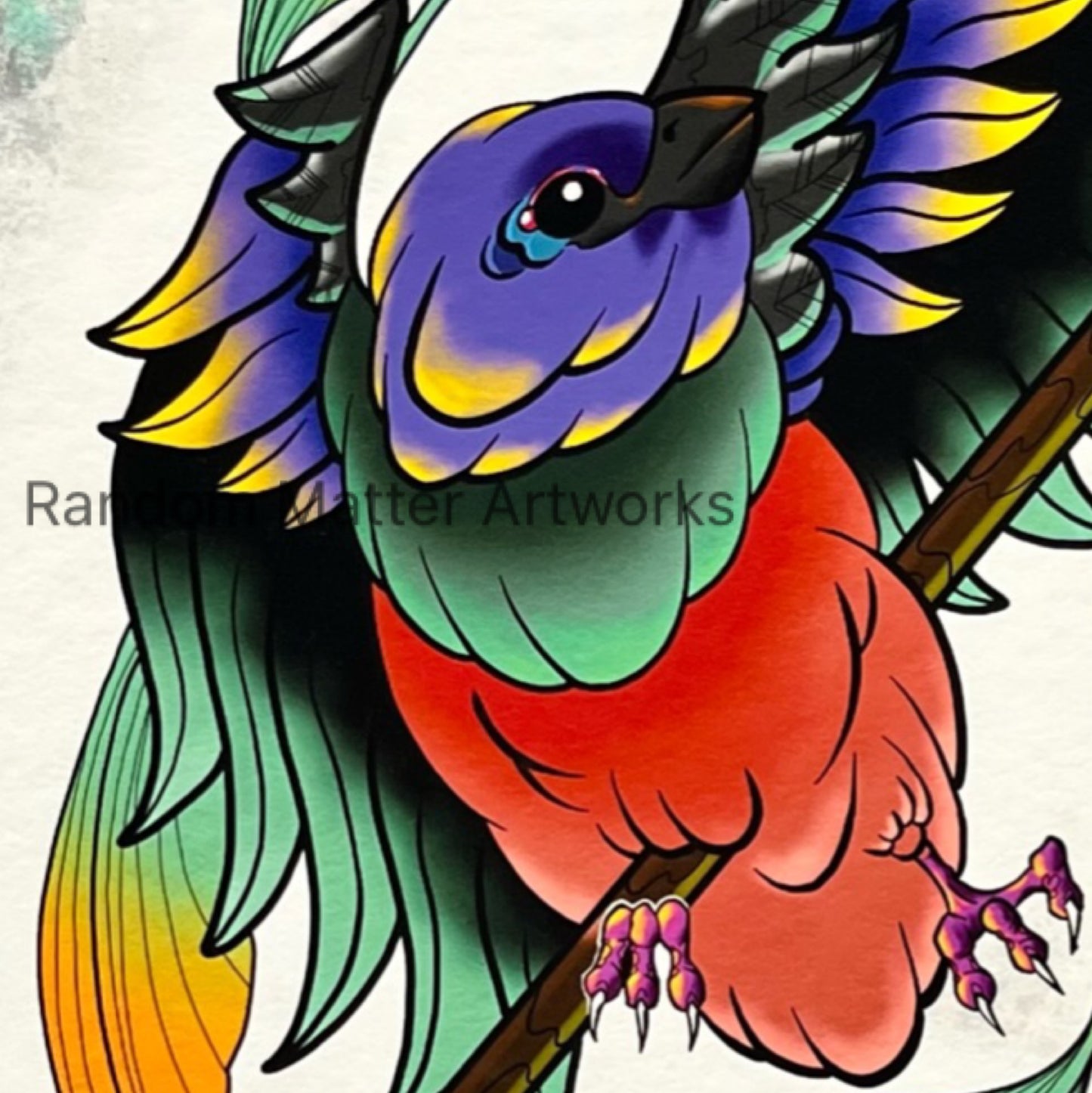 Bird with Arrow