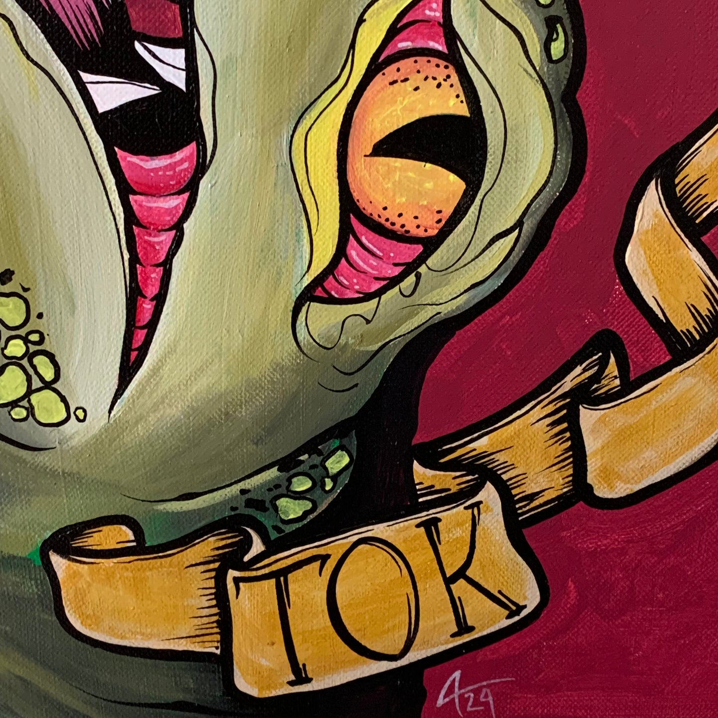 *Original Hand Painted Acyrlic - TikTok