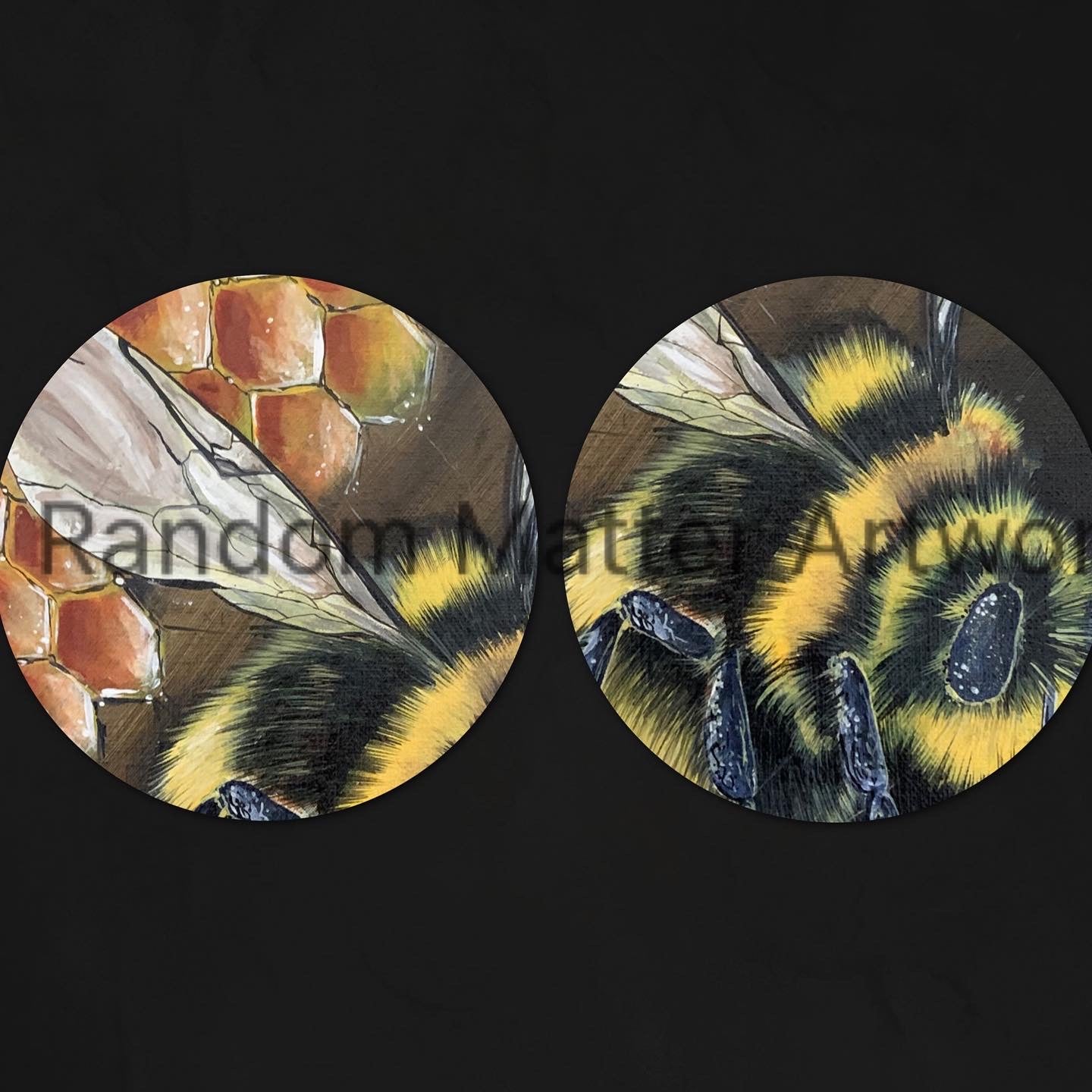 Original Bee Painting