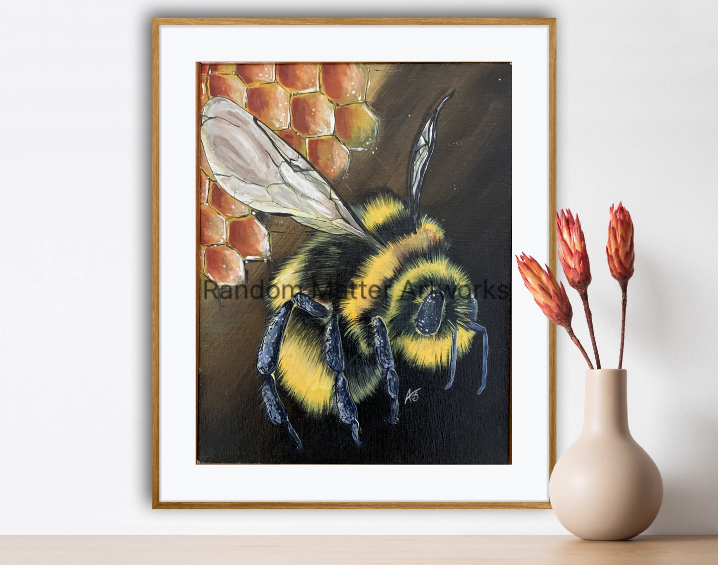 Original Bee Painting