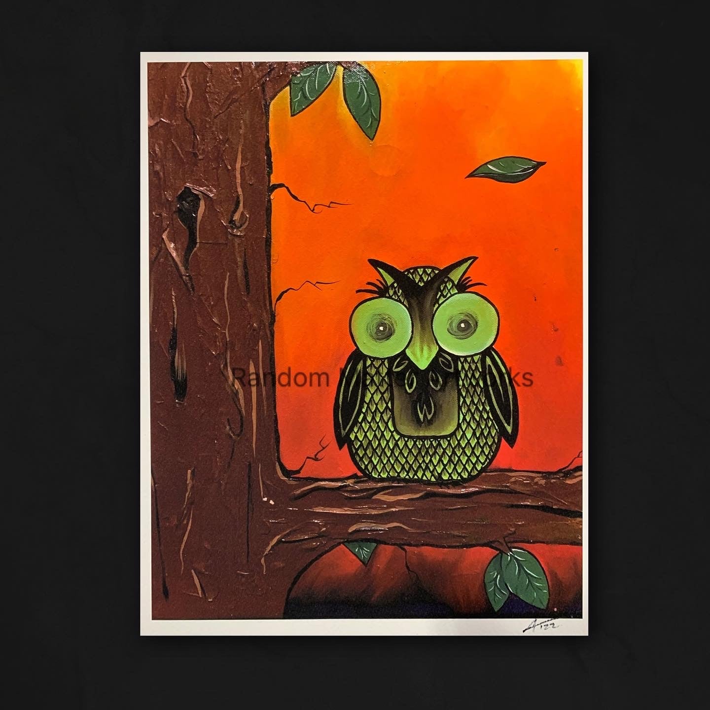 Owls - 1 side (left)