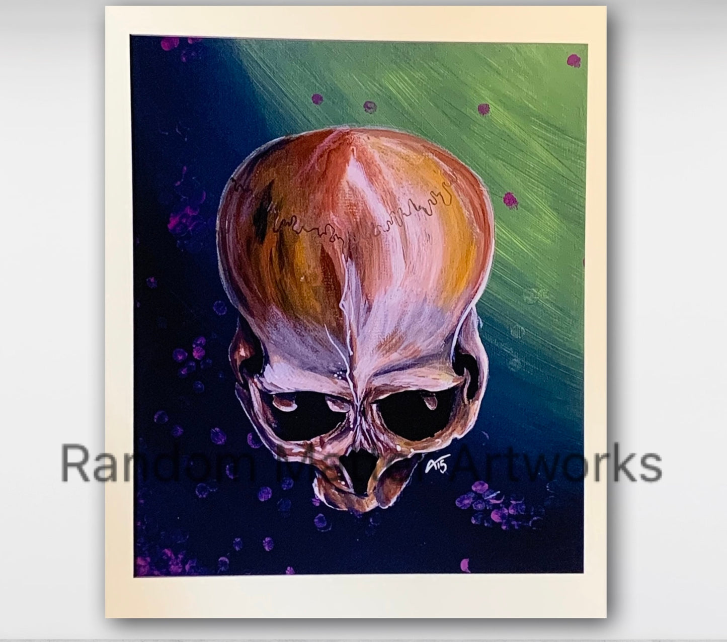 Painted Skull